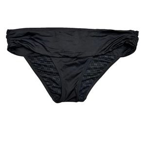 Victorias Secret Womens Bikini Bottom Stretch Black Extra Small